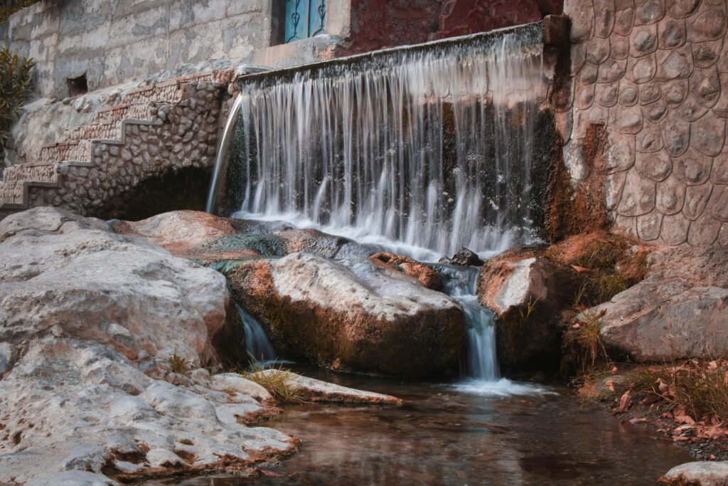 Stone Wall Waterfall