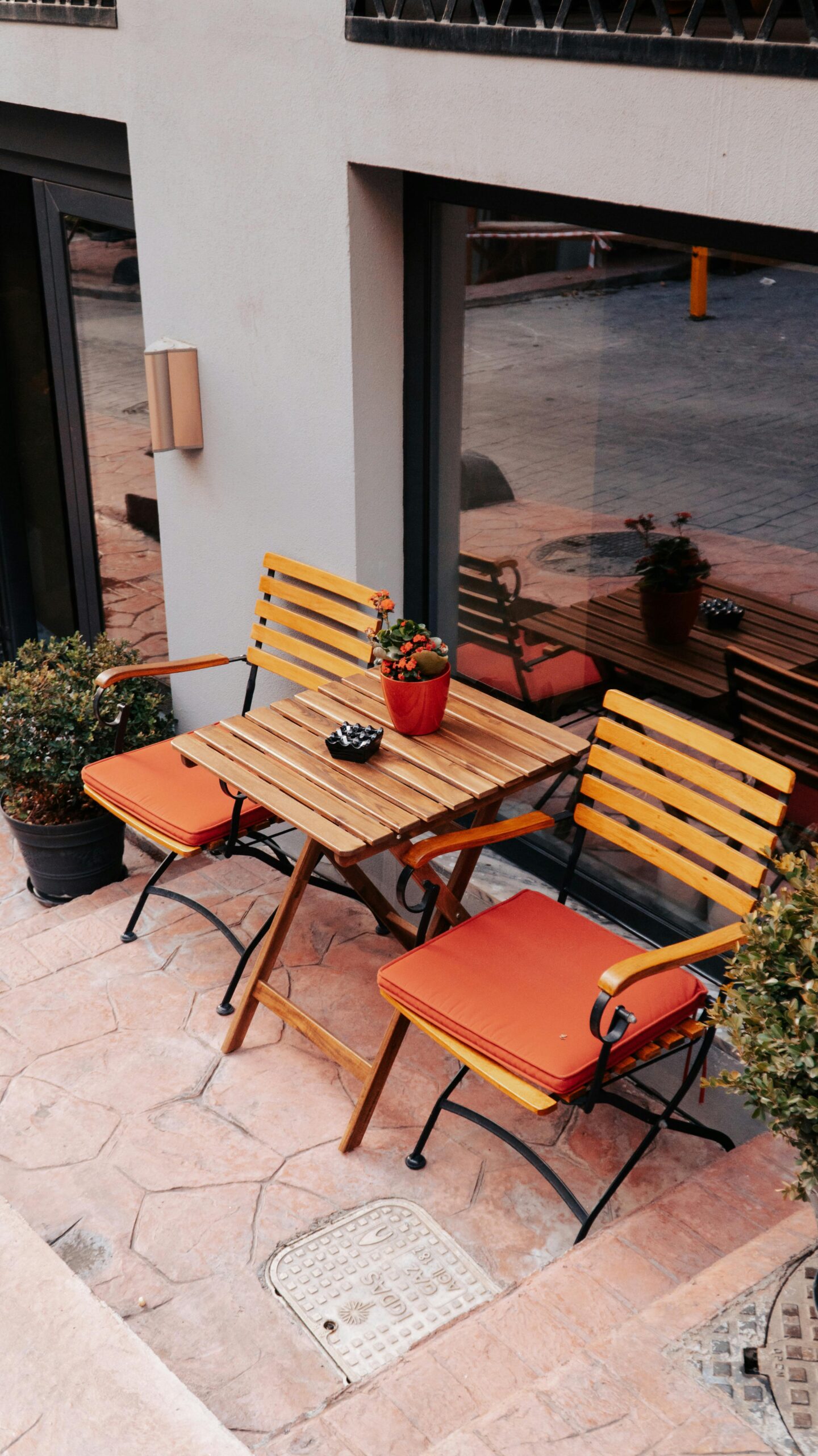 Small urban patios transformed with vertical planters.