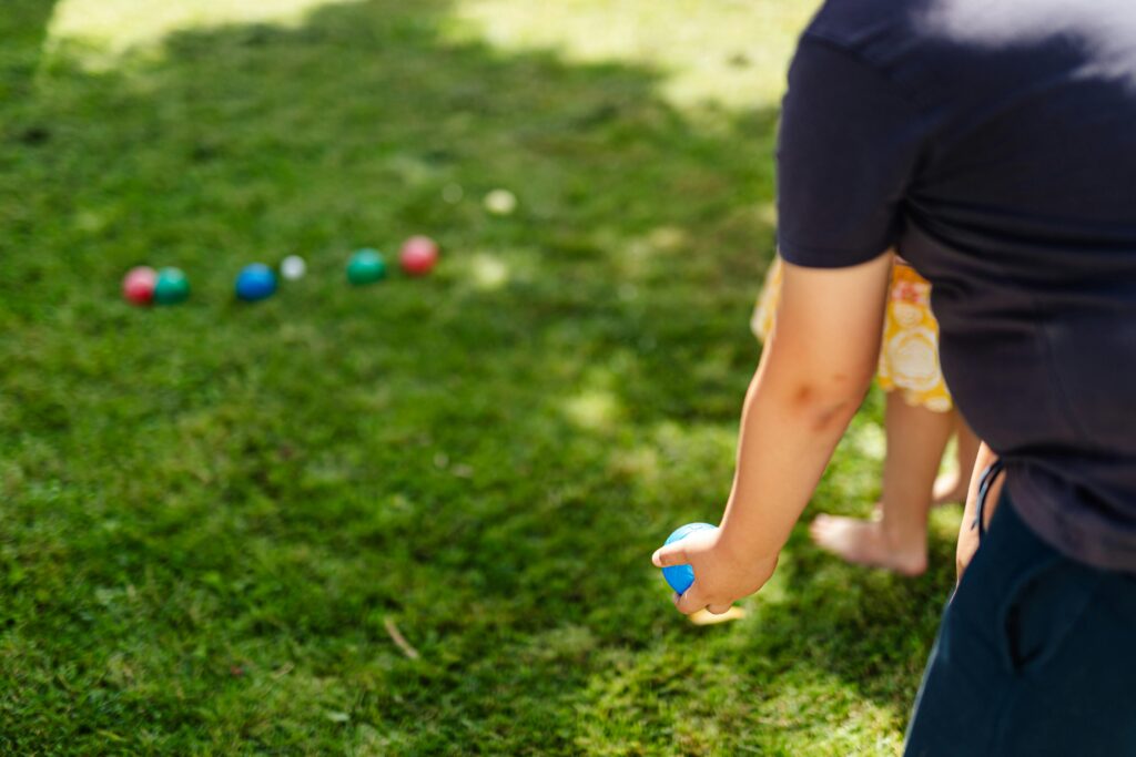 Outdoor Game Sets (Cornhole, Bocce Ball, Giant Jenga)