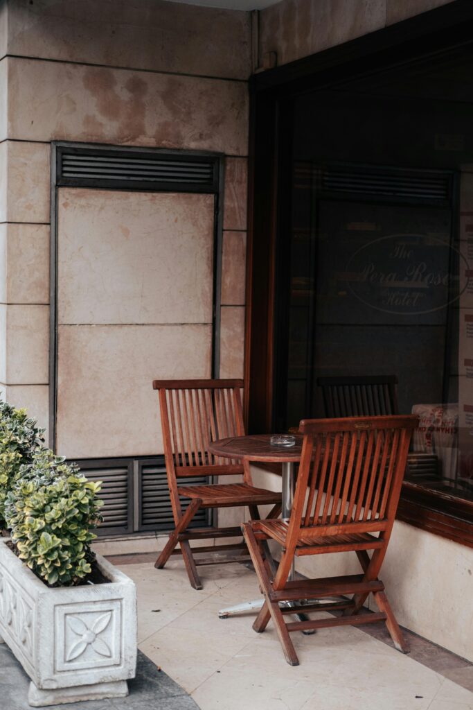 Small urban patios transformed with vertical planters.