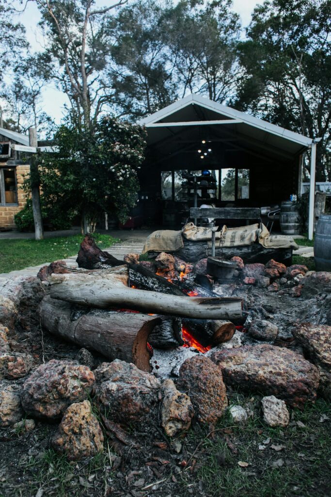 Simple Stone Fire Pit